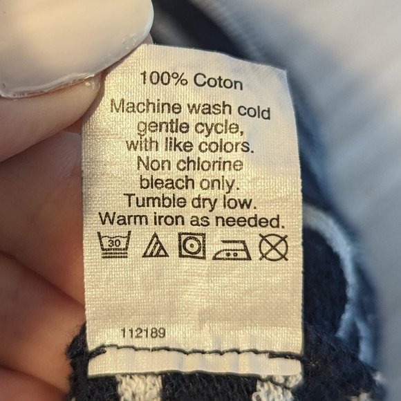 J Crew Cowl Neck Navy & White Striped Sweater/Hoodie Size Small - Picture 12 of 12